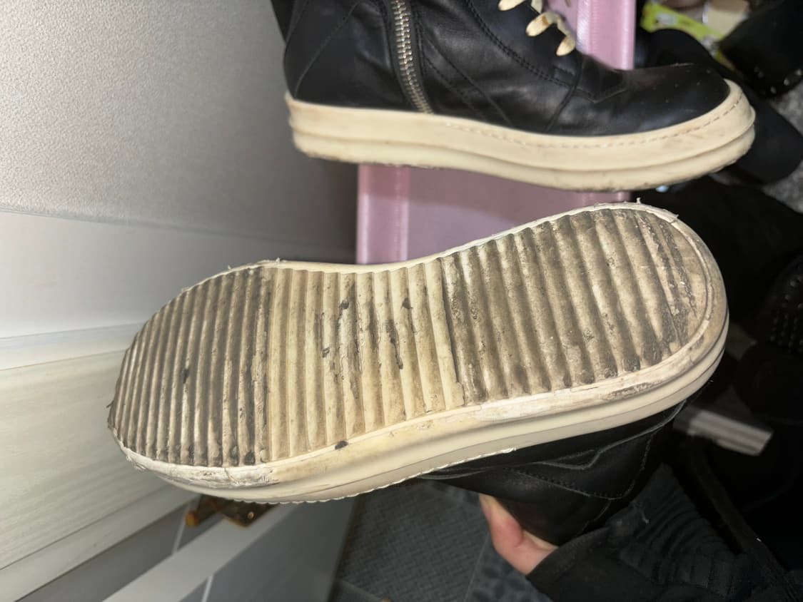 릭오웬스 지오바스켓 스니커즈 블랙 상품이미지5