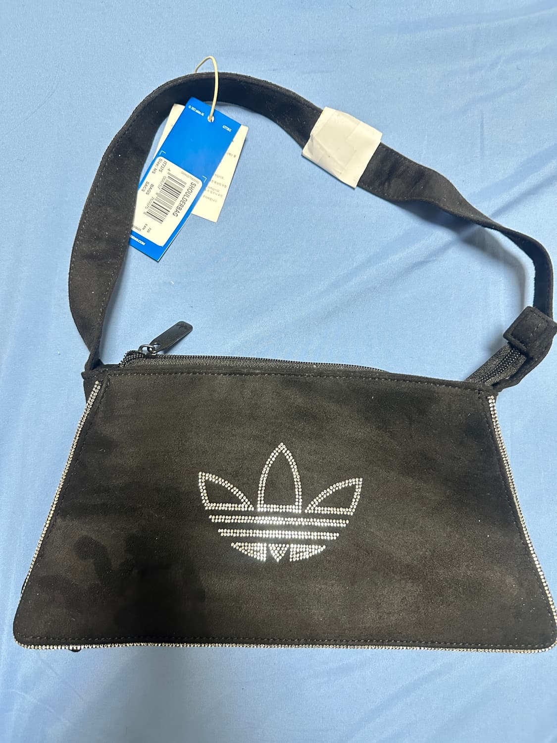 아디다스 큐빅 스웨이드 숄더백 (새상품) 상품이미지4