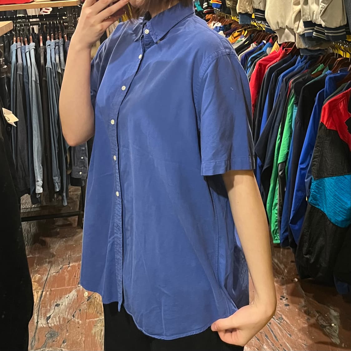 [HI] 폴로 반팔 셔츠 블루 상품이미지4