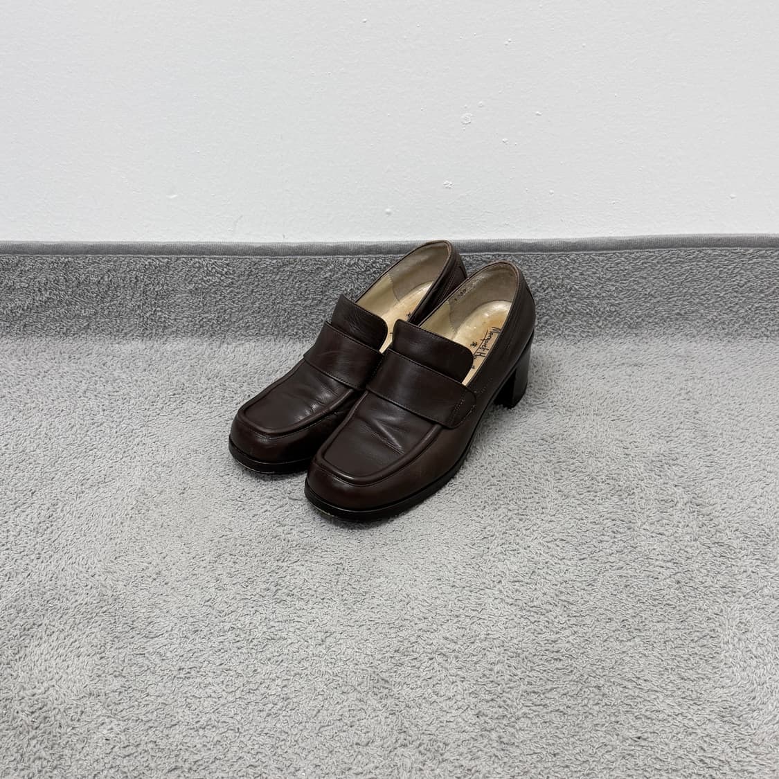 90s Margaret Howell mid heel loafers 상품이미지1