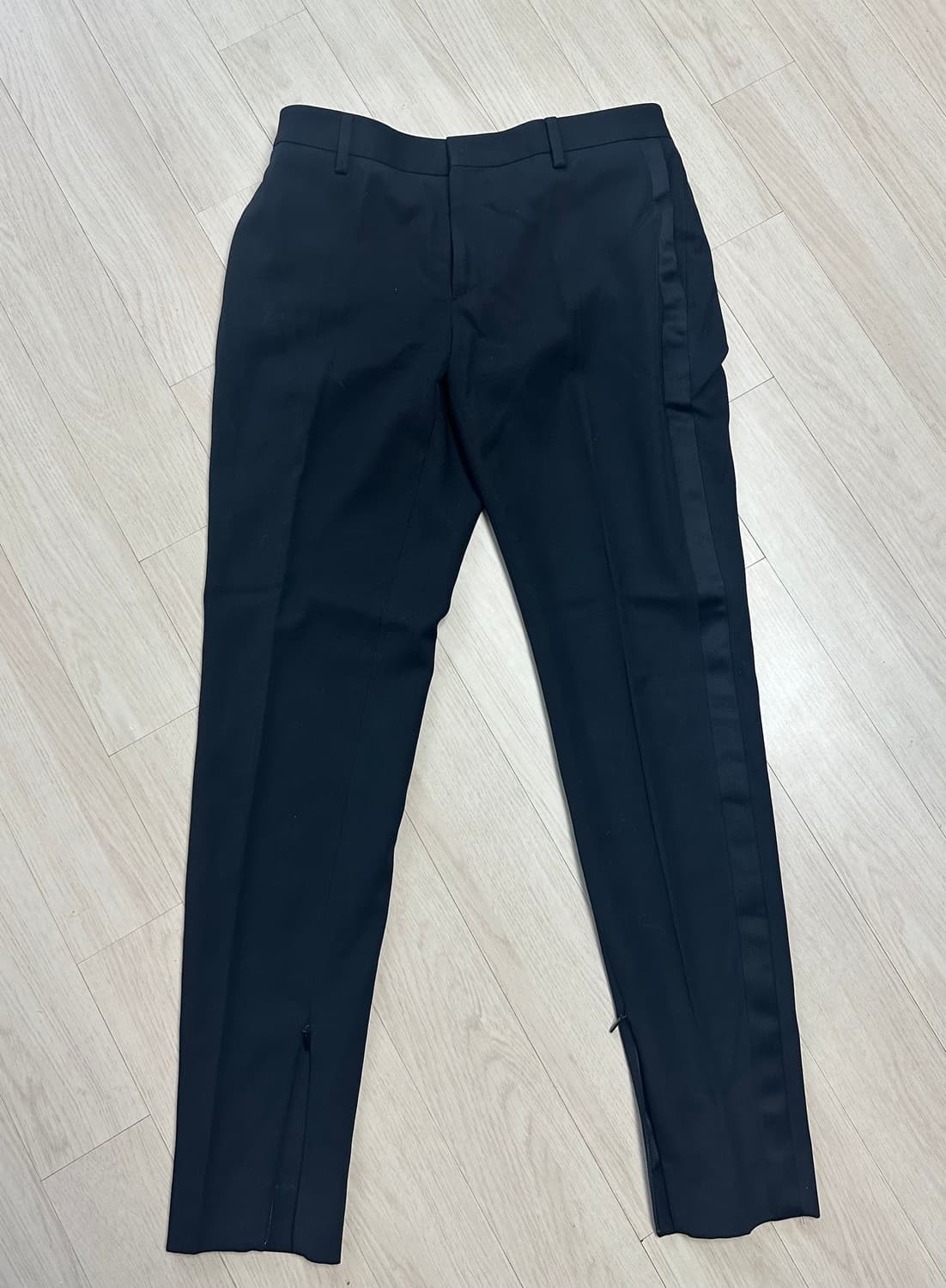 생로랑 밑단 트임 스모킹 슬랙스 상품이미지2