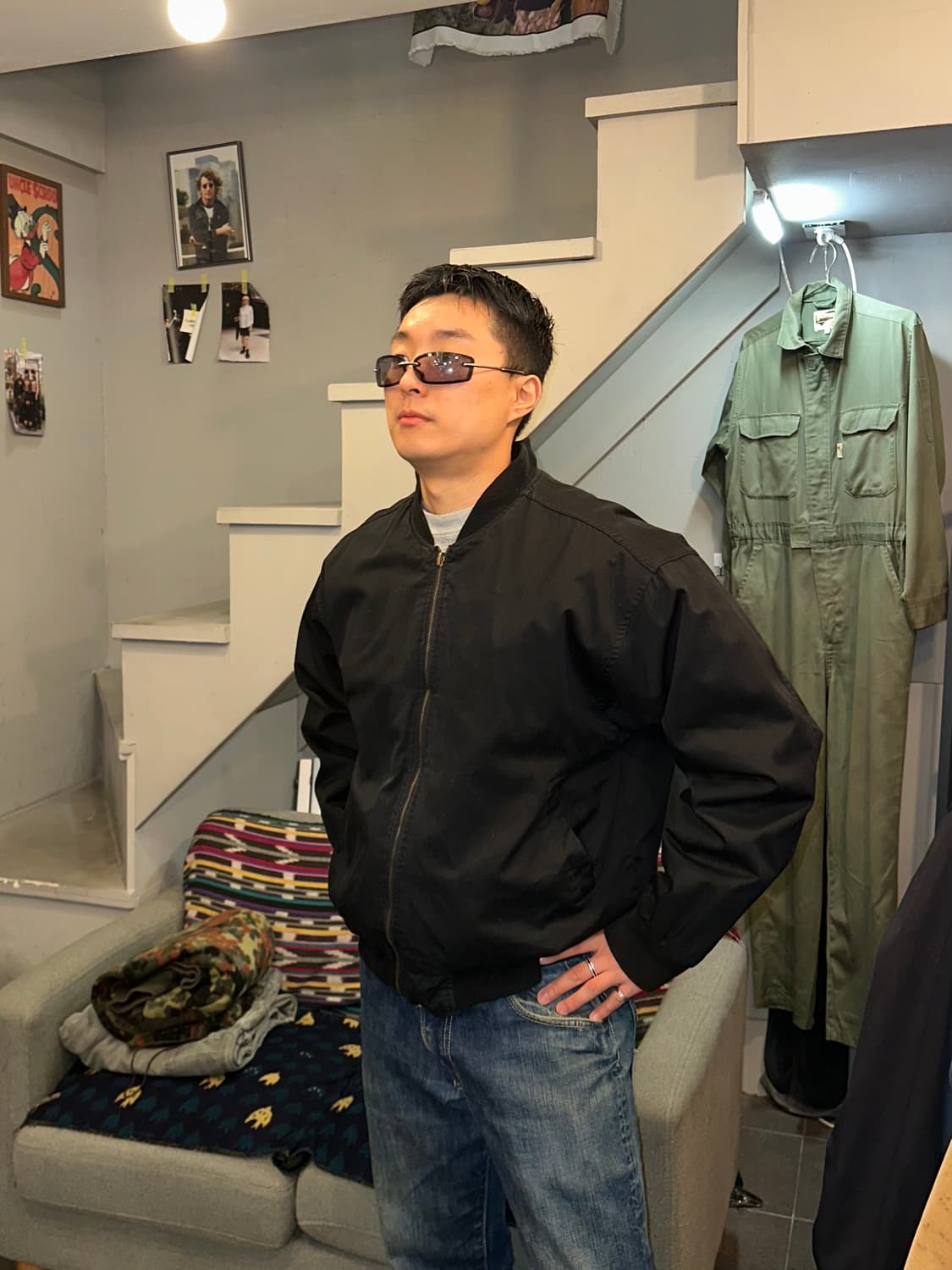 90‘s Marlboro logo reversible jacket 상품이미지3