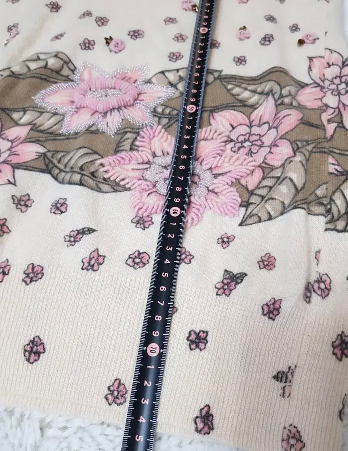 magnolia니트. 일본. 앙고라 자수 비즈 66 상품이미지9