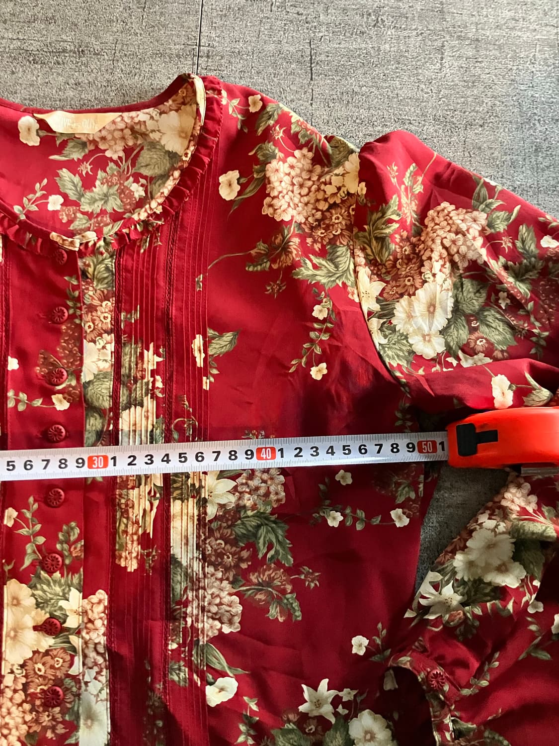 일본빈티지 Olivedesolive 오리엔탈보헤미안 영국공주풍 블라우스 상품이미지2