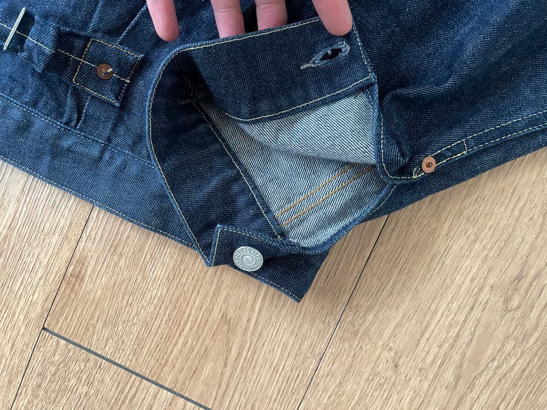 리바이스 LVC 1936 타입1 데님 자켓 (40) 상품이미지4