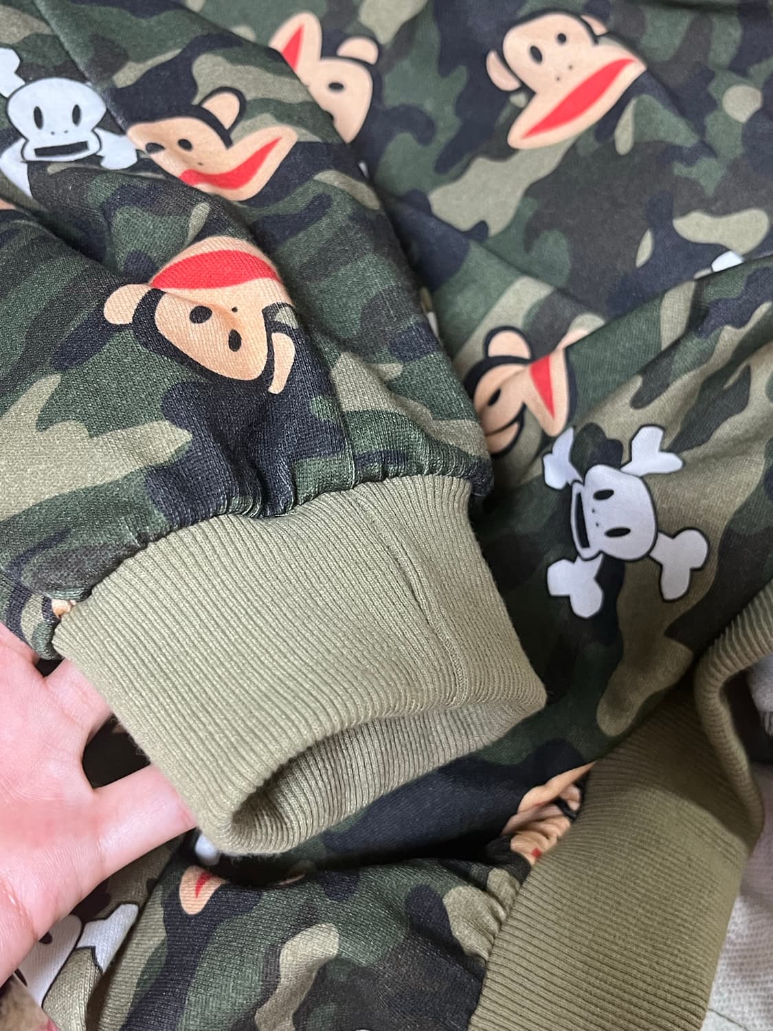 폴프랭크 카모 후드집업 XS 상품이미지4