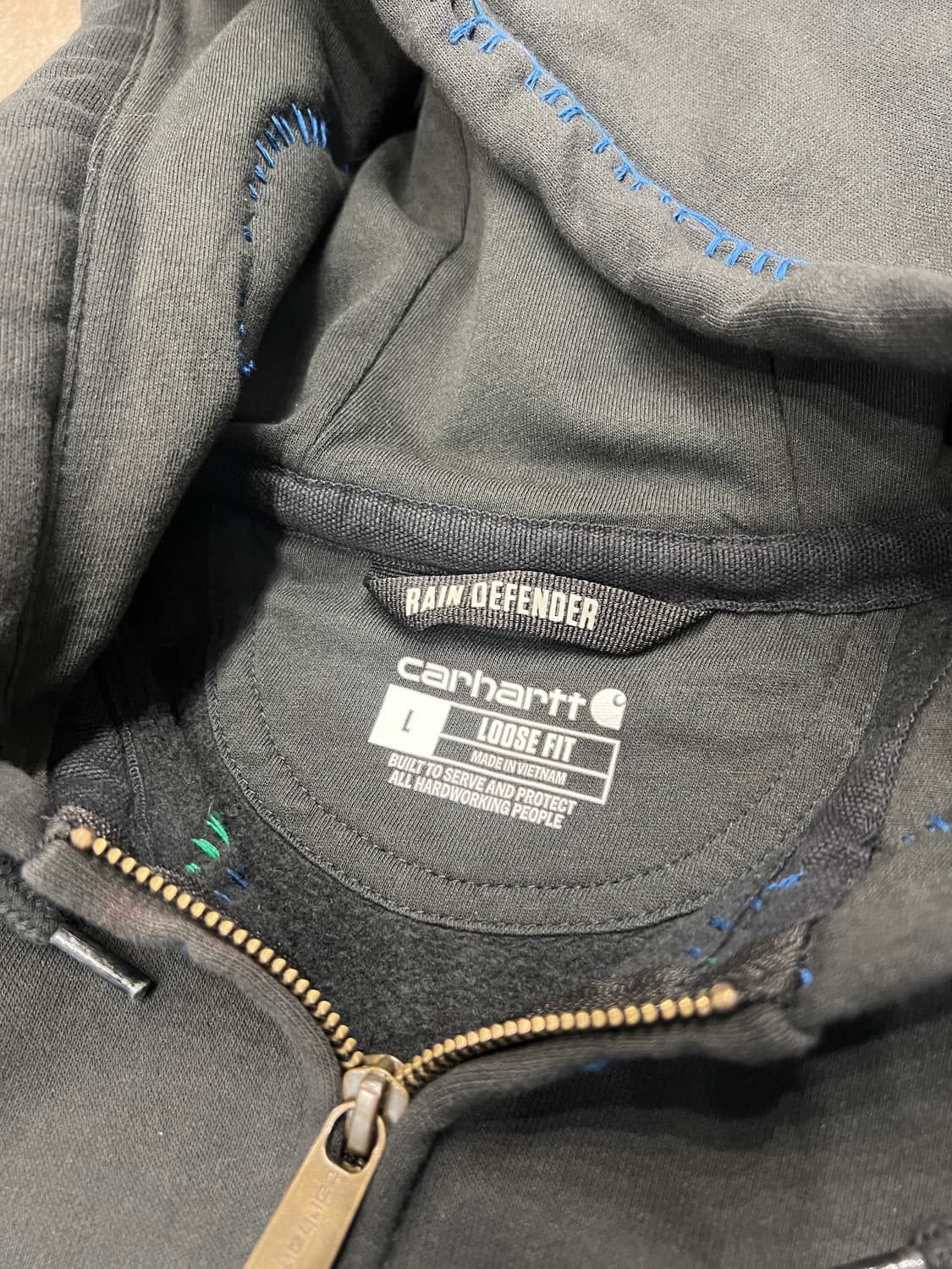 Handmade 칼하트 레인디펜더 릴렉스핏 후드집업 상품이미지8