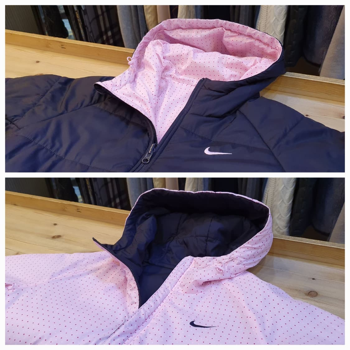 66.나이키 양면 후드패딩 상품이미지5
