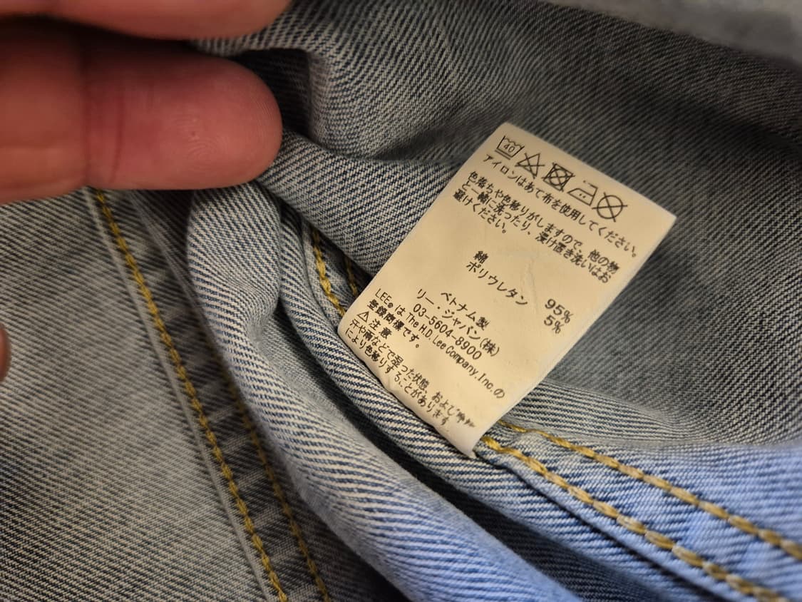 00s Lee 데님 자켓 상품이미지8