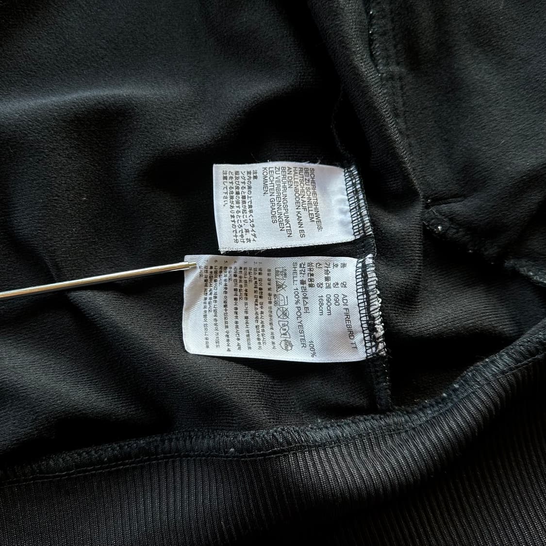 [S-M]아디다스 구형 파이어버드 블랙 트랙탑 져지 상품이미지6