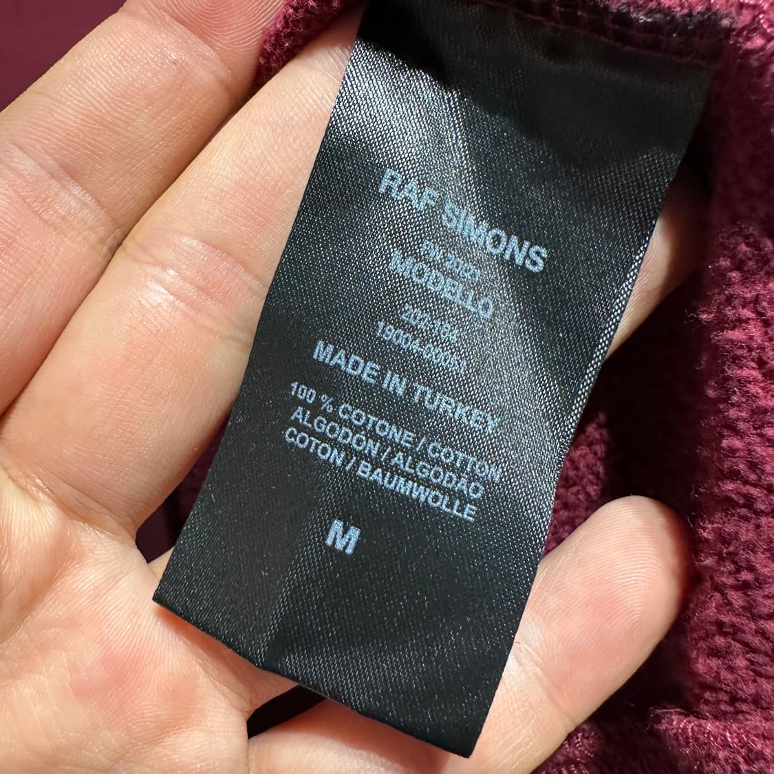 라프시몬스 21-22fw 네바다 디스트레시드 후드 상품이미지8