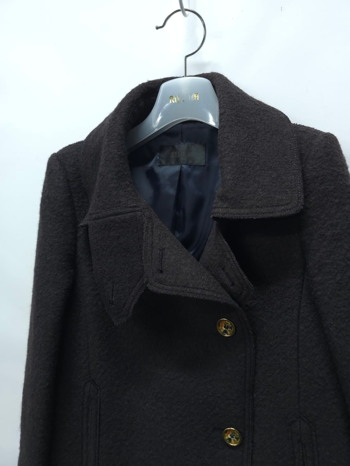 시스템(SYSTEM) 모직 더블 코트 (여성55~55반) 상품이미지2