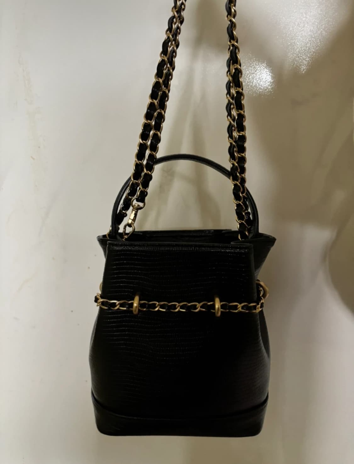 카디널레드 벨백 Bell bag lizard 상품이미지3