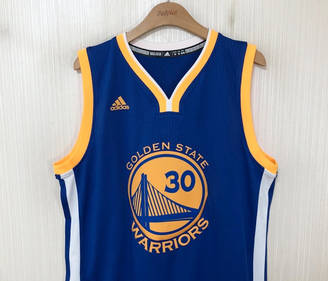 NBA 아디다스 골든스테이트워리어스 스윙맨유니폼 M #30 커리 상품이미지2
