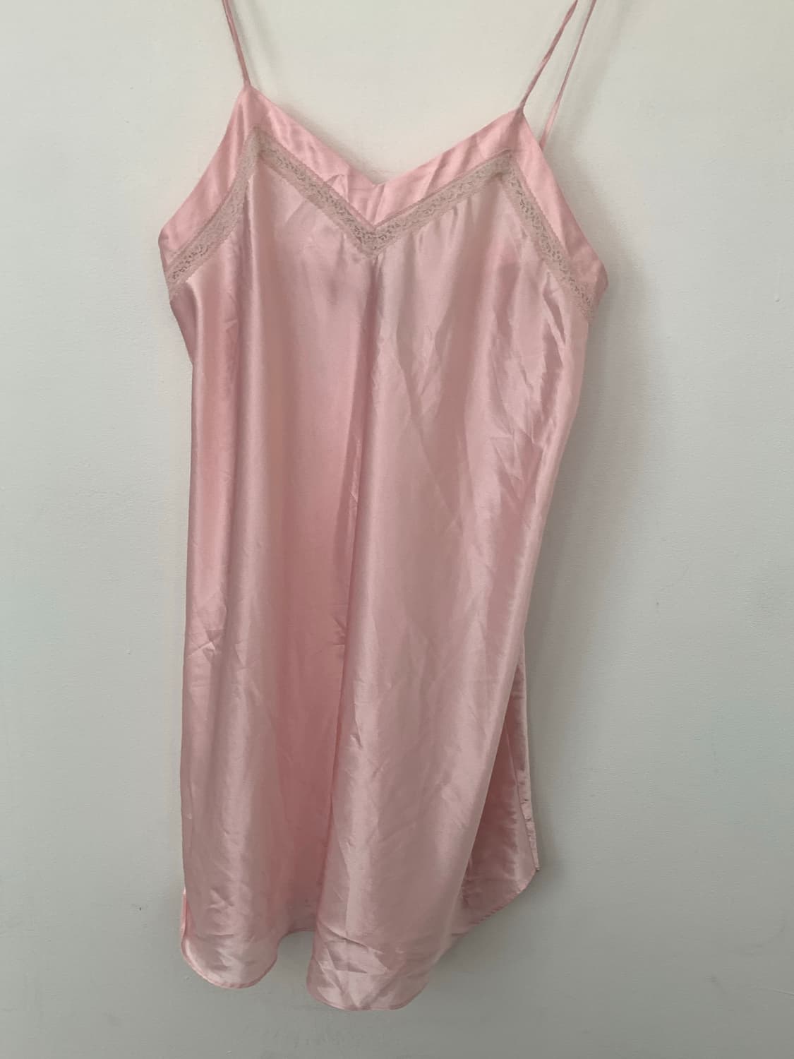 satin pink slip dress 상품이미지1