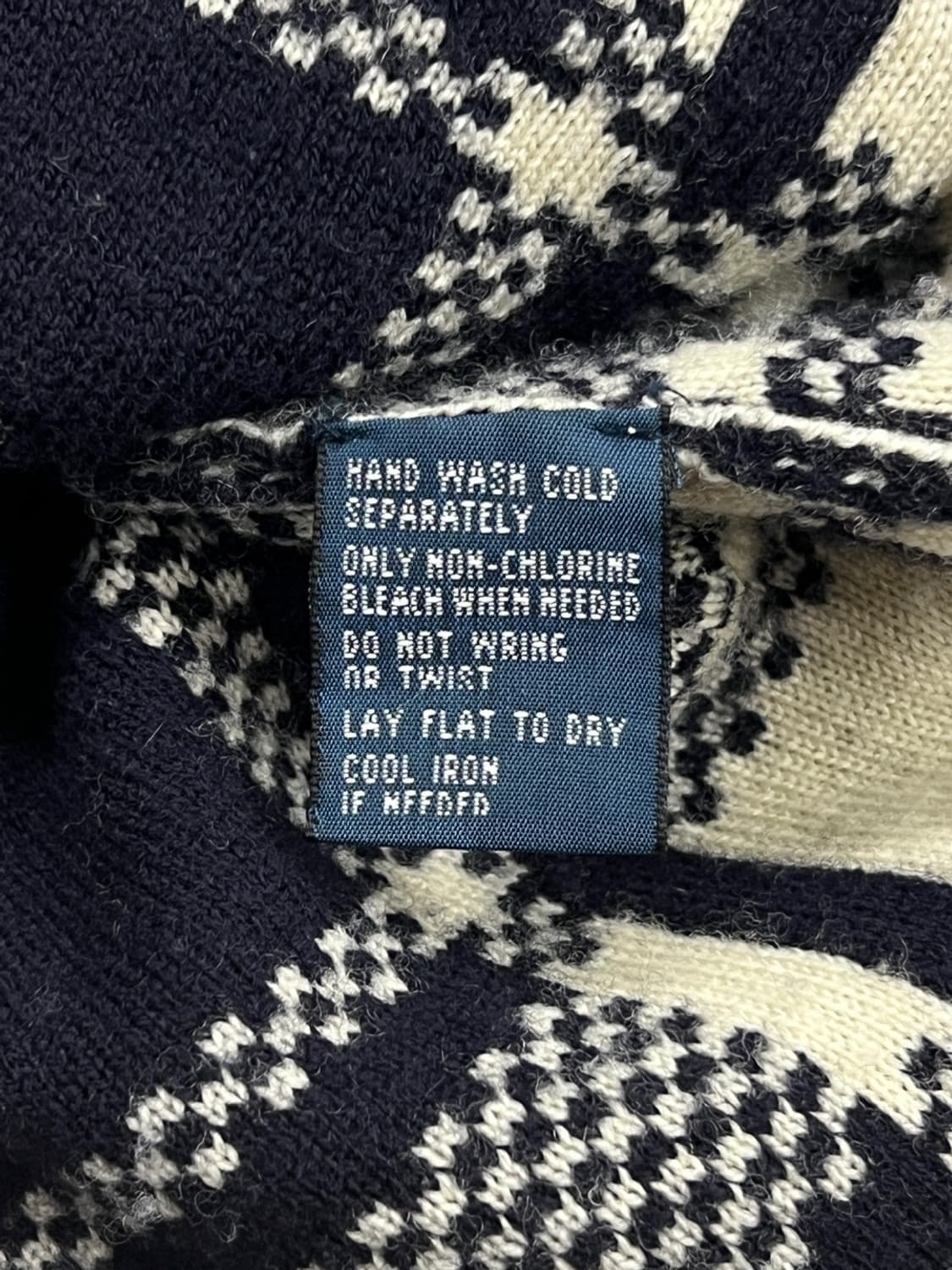 폴로 랄프로렌 램스울 숄카라 체크 가디건 상품이미지6