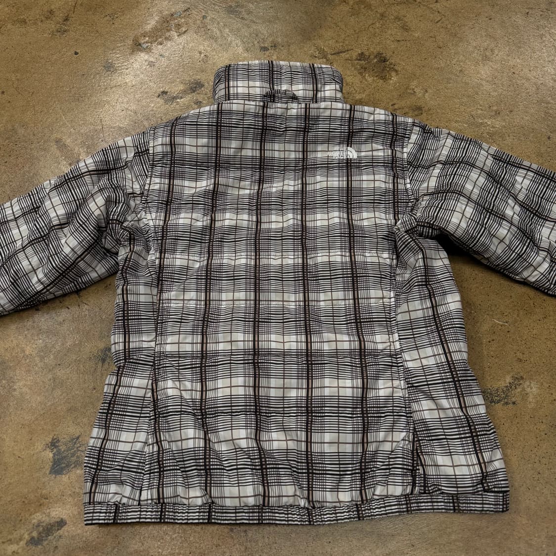 [정품/S] 노스페이스 체크 패딩 점퍼 b8 상품이미지4