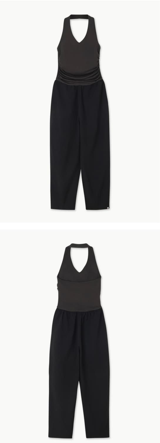 부디무드라 Block Halter jumpsuit_Brown Multi 상품이미지2