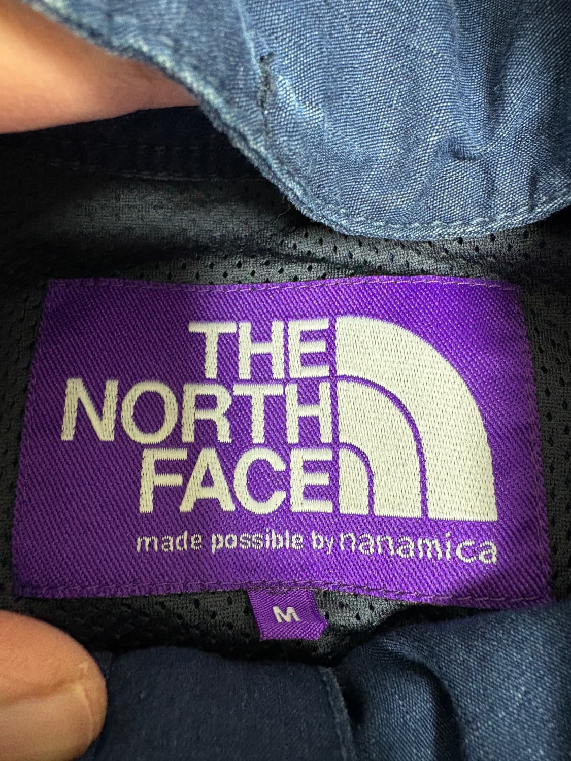 노스페이스 퍼플라벨 나나미카 마운틴 필드 자켓 데님 인디고 M(105) 상품이미지9