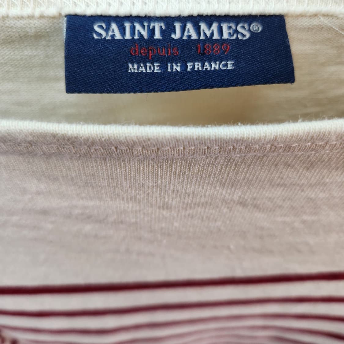 세인트제임스 스트라이프 긴팔티 S 상품이미지5