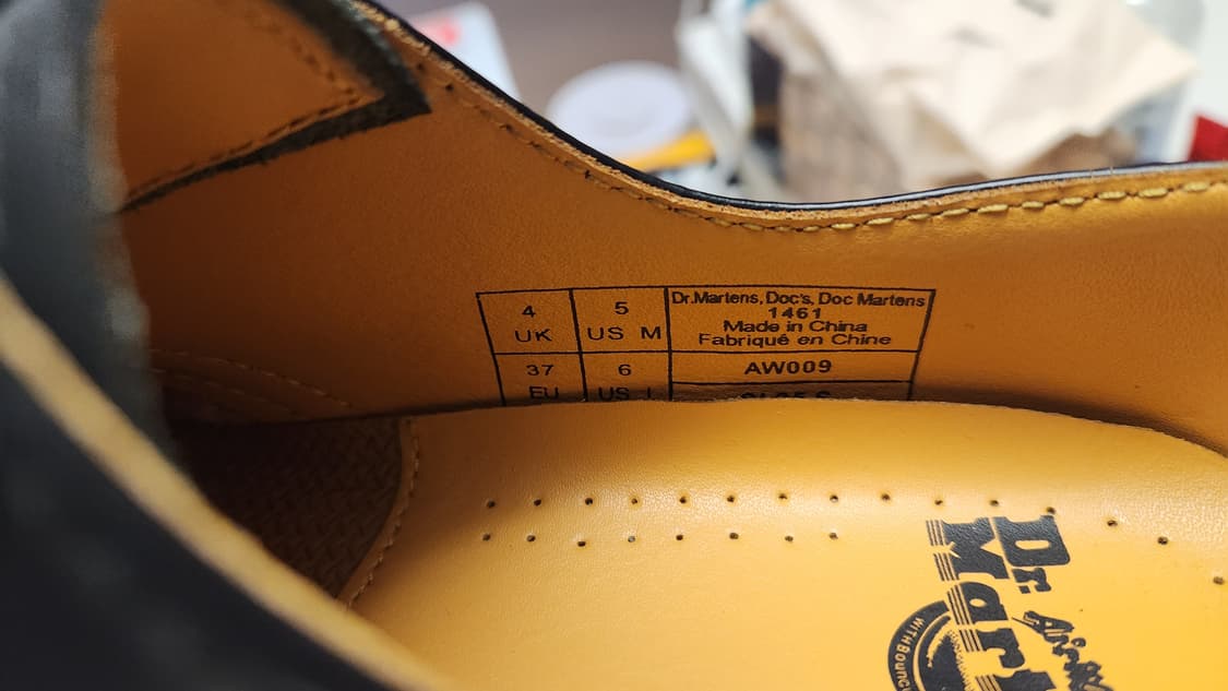 [EU 37] 닥터마틴 1461 스무스 3홀 상품이미지7