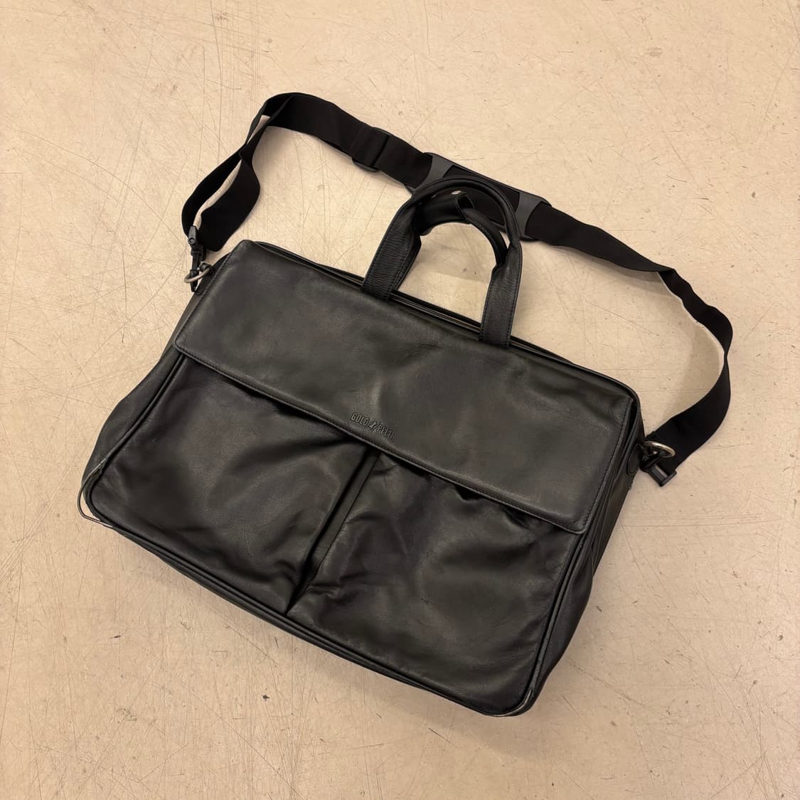 골드파일 레더 브리프 케이스 상품이미지1