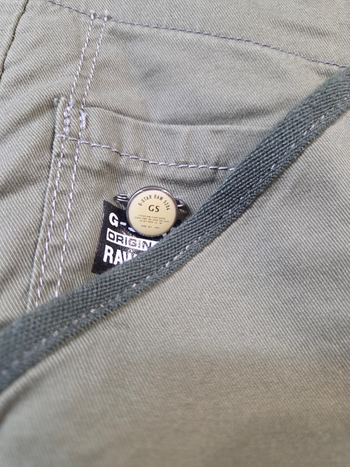 G-STAR카키색 카고 바지(W25/L30) 상품이미지4