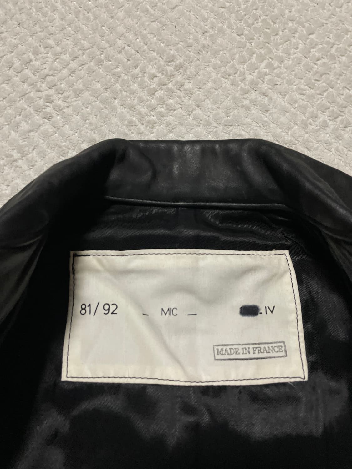 프랑스 밀리터리 MIC 복각 소가죽 라펠 레더 카 코트 상품이미지5