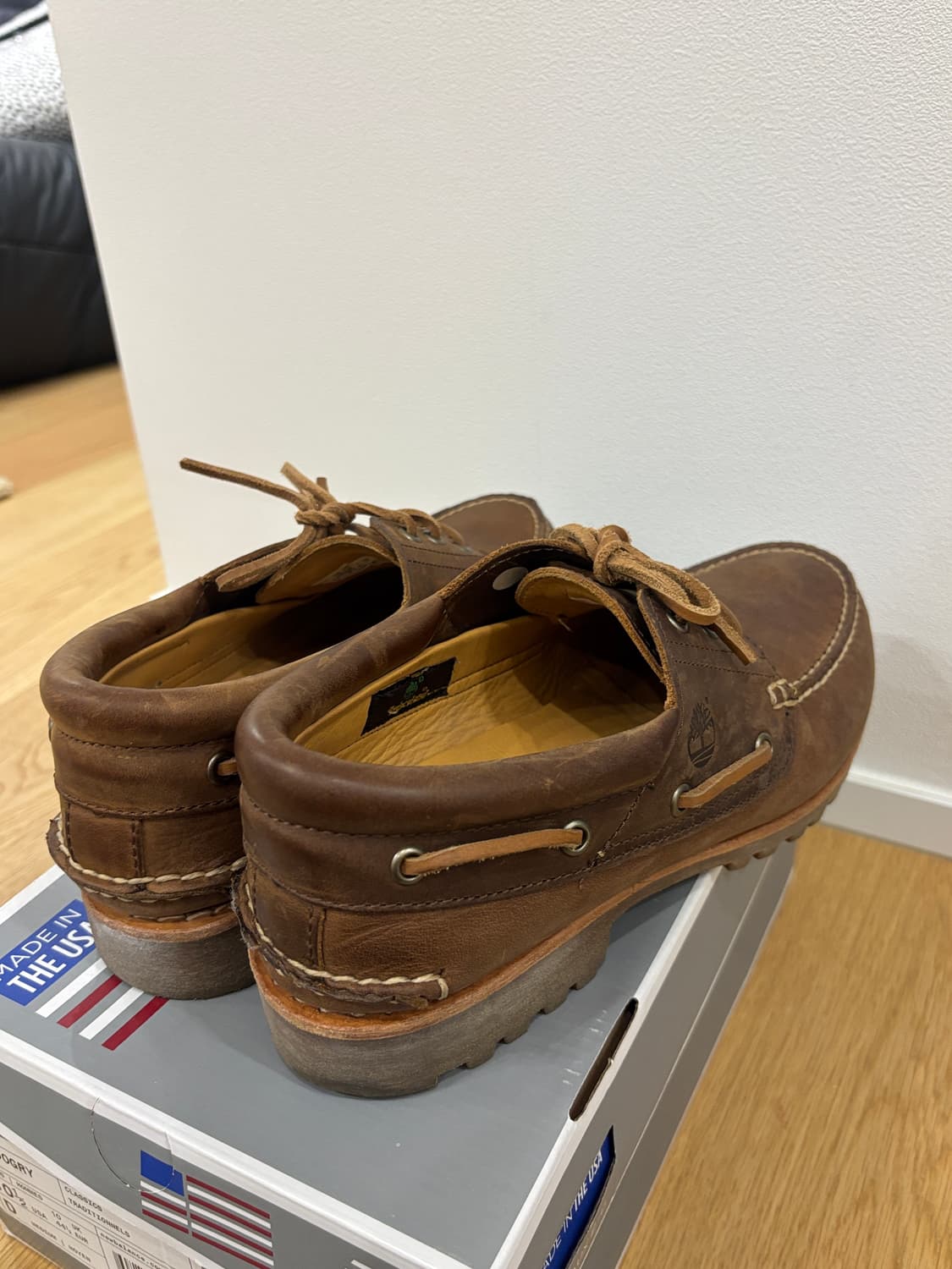 팀버랜드 3아이 보트슈즈 280 브라운 상품이미지5