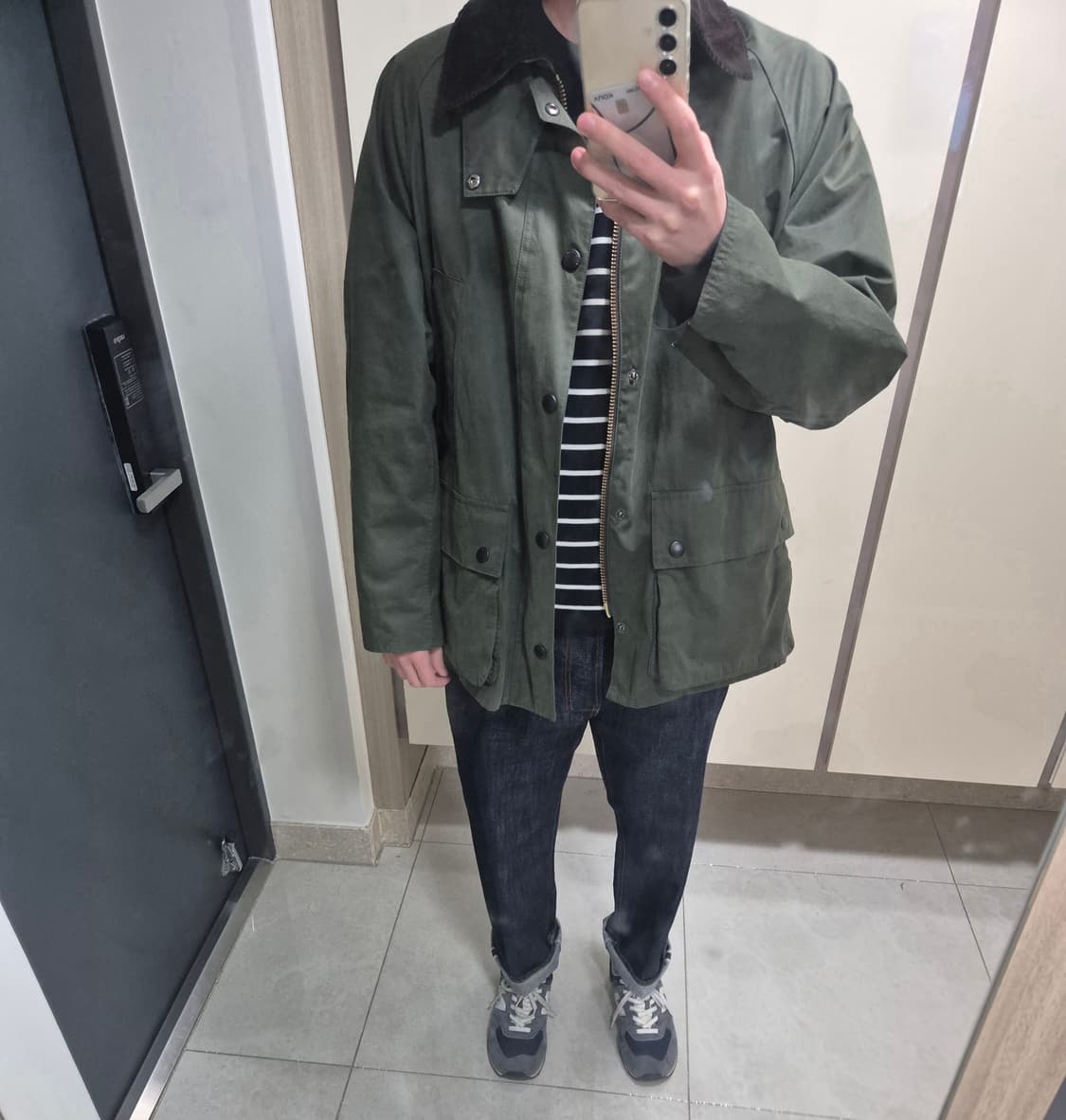 바버 비데일 논왁스 os 40사이즈, 유니클로 셔츠 상품이미지3