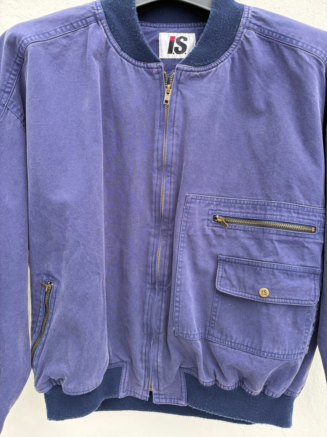 80s 이세이 미야케 스포츠 코튼 봄버 상품이미지2