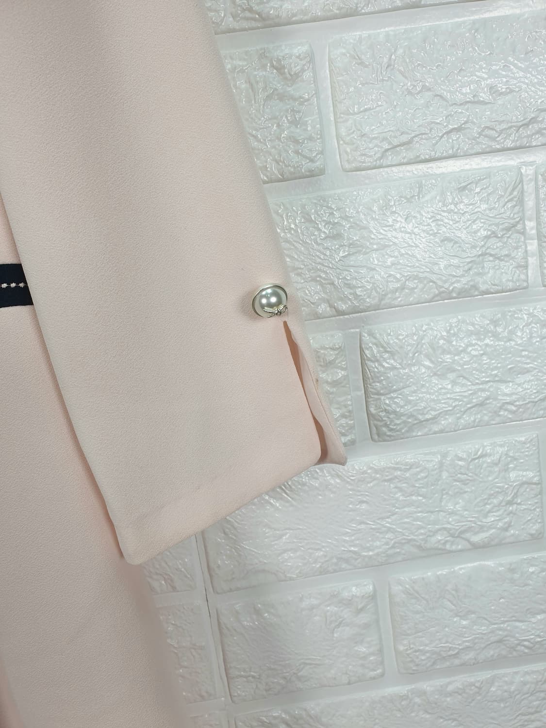 [66]라인 리본 포인트 원피스 상품이미지7