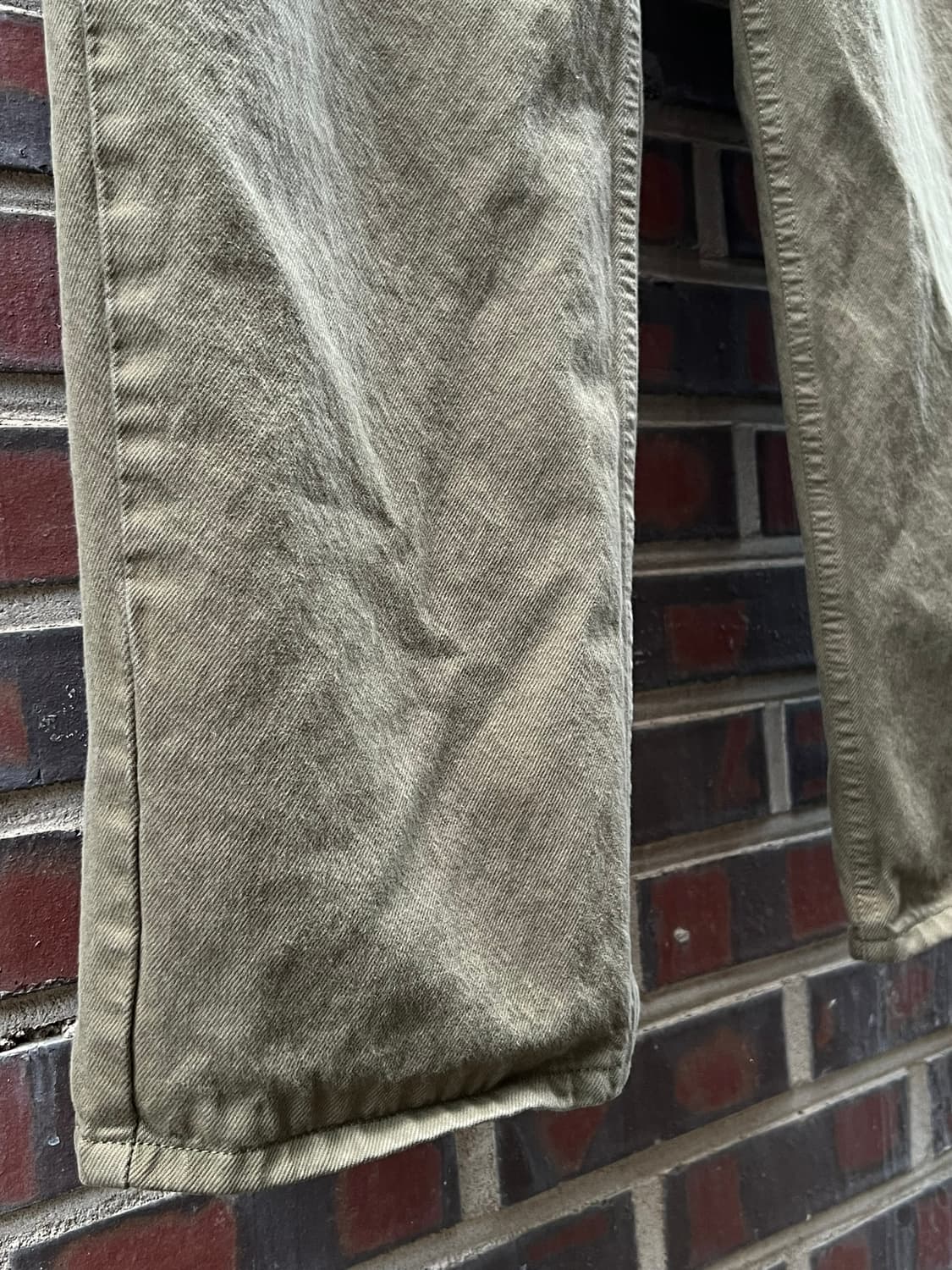 [32x32] 리바이스 실버탭 루즈 데님 팬츠 올리브 카키 상품이미지5