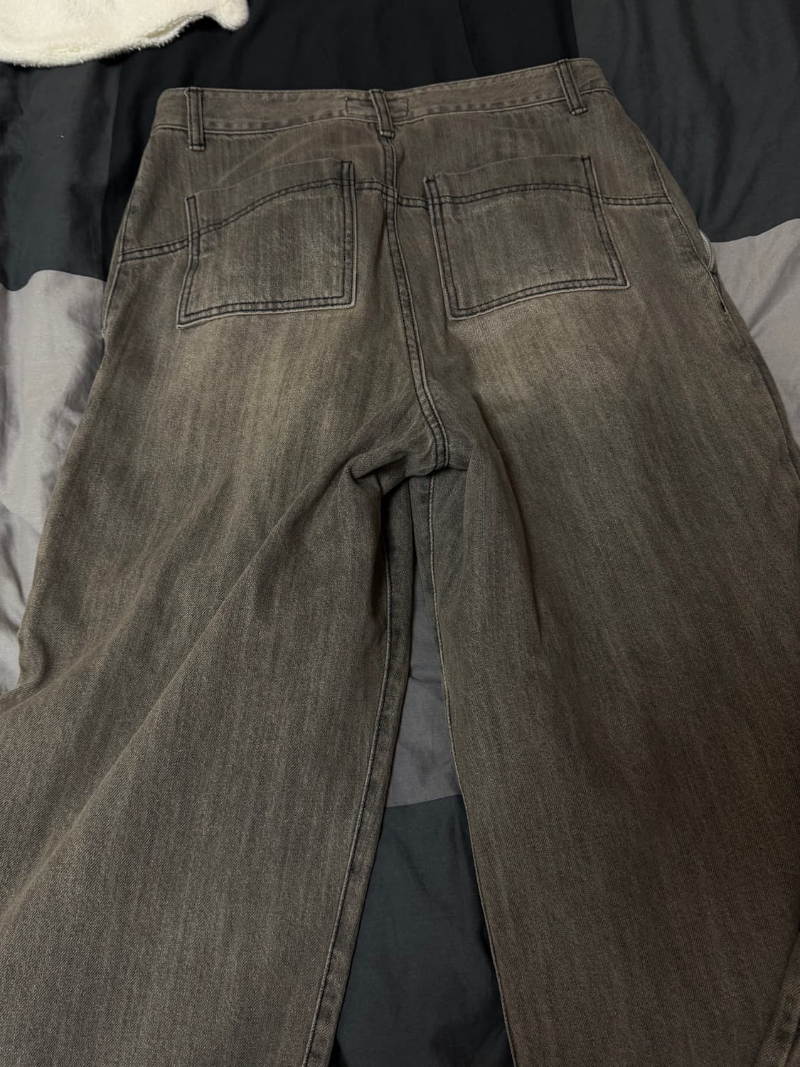 비긴202 베네타 투턱 데님 그레이 3 size 상품이미지1