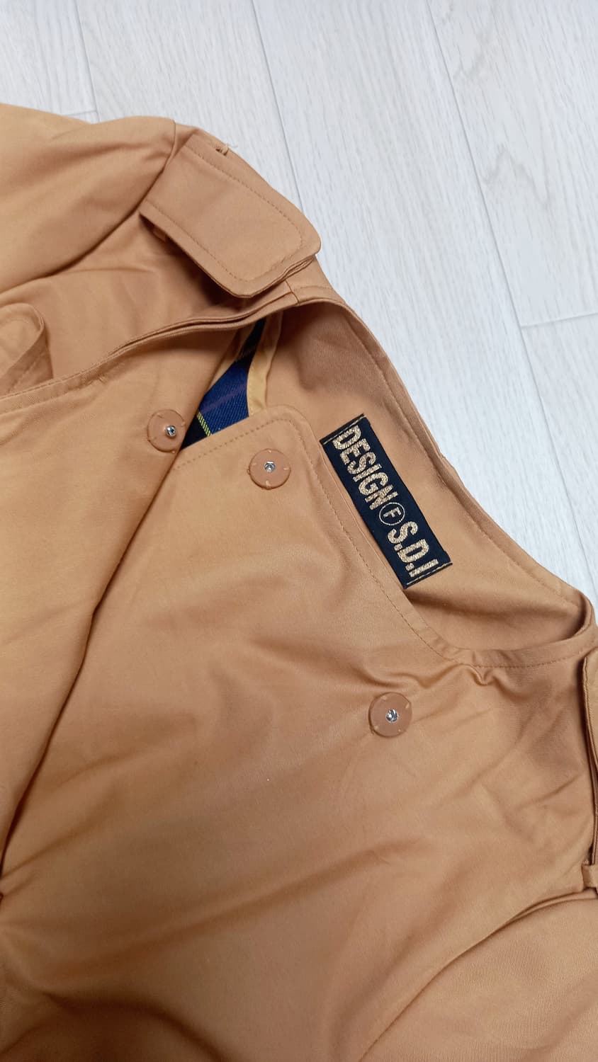 새상품 여성 DESIGN  F S.D.I 노카라  트렌치 코트 상품이미지7
