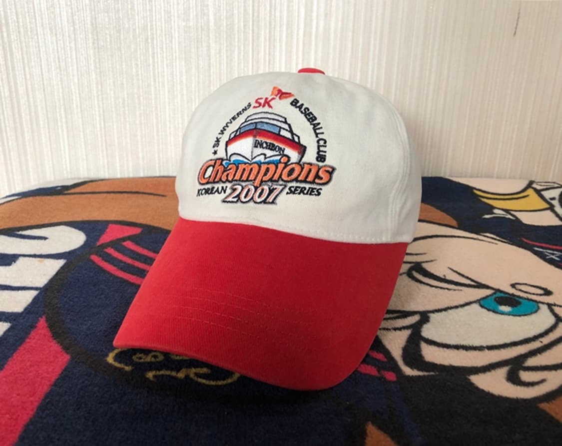 KBO SK와이번스 2007 한국시리즈 챔피언모자/캡 F 상품이미지1
