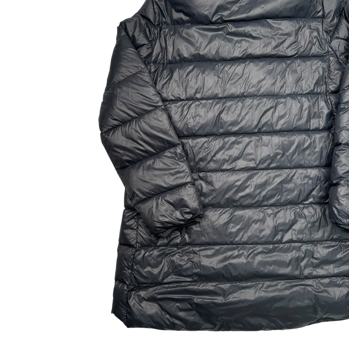 쇼트 그레이 유광 패딩 자켓 L 상품이미지6