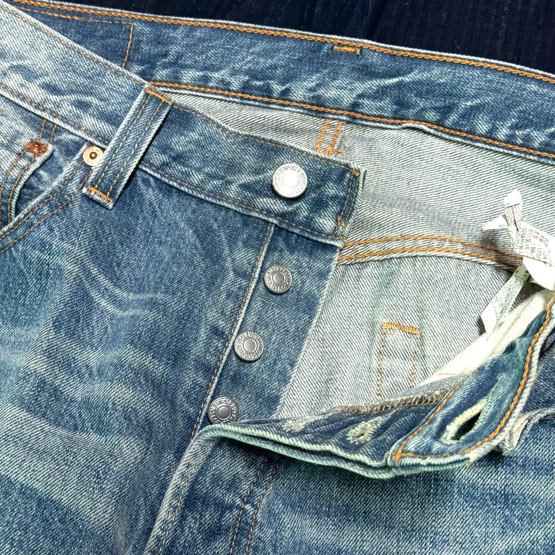 리바이스 501 스트레이트 핏 데님 팬츠 34 상품이미지2