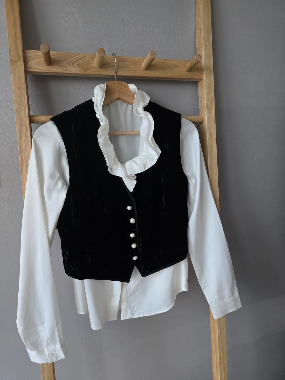 velvet vest (Japanese designer brand) 상품이미지1