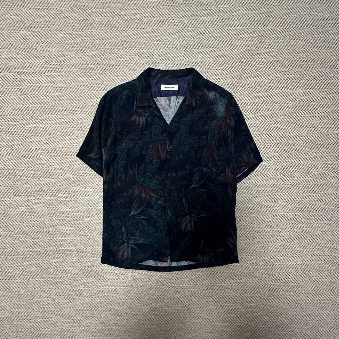 MONKEY TIME rayon hawaiian shirt 상품이미지1