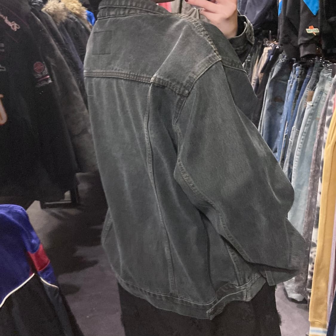 [IM] vtg 흑청 데님 자켓 상품이미지5