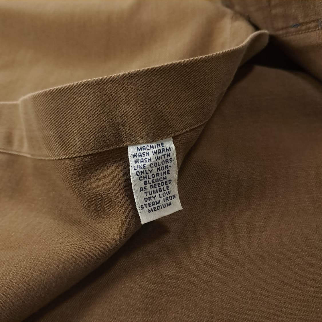 CK299 XL 폴로 90s 더블레어 클래식 브라운 버튼다운 셔츠 남방 상품이미지6