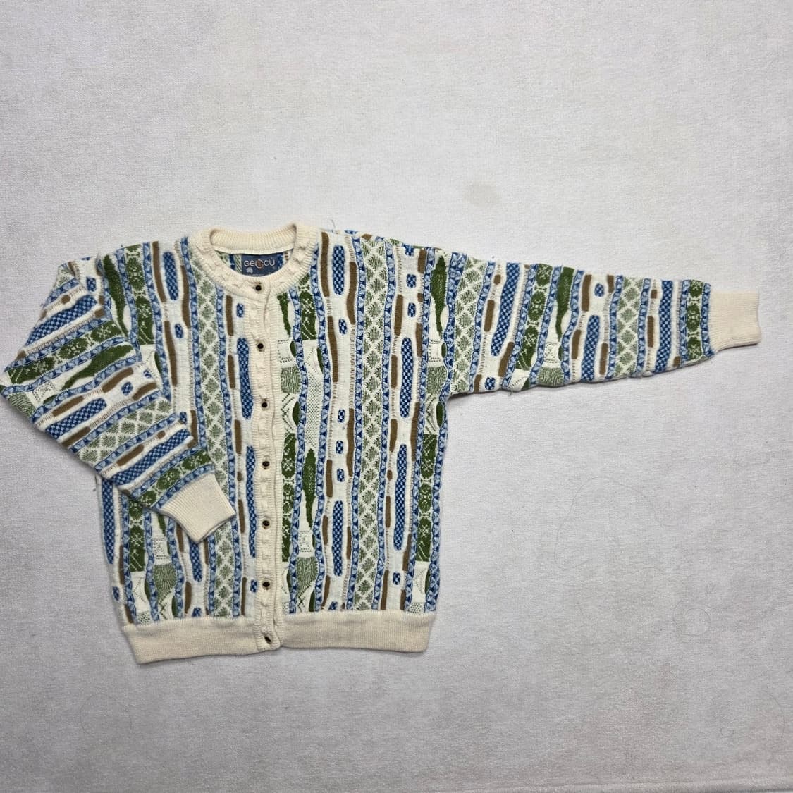 GECCU 게쿠 케이블 니트 가디건 상품이미지1