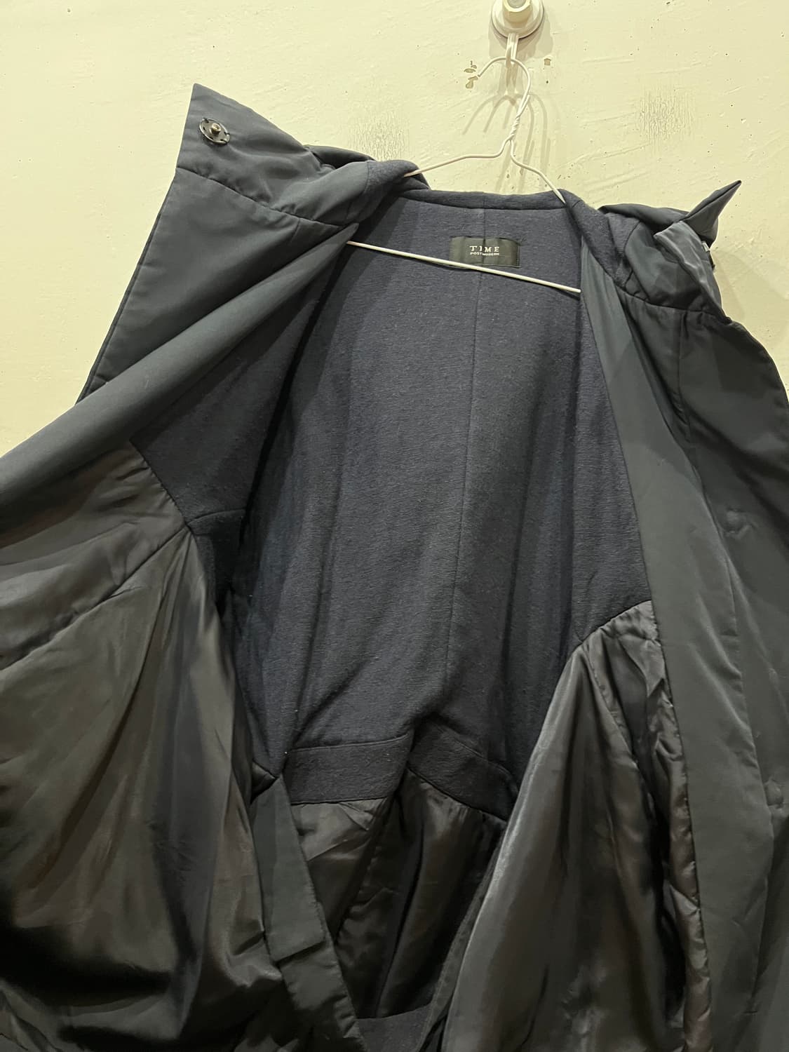 한섬 타임 패디드 점퍼 네이비  상품이미지5