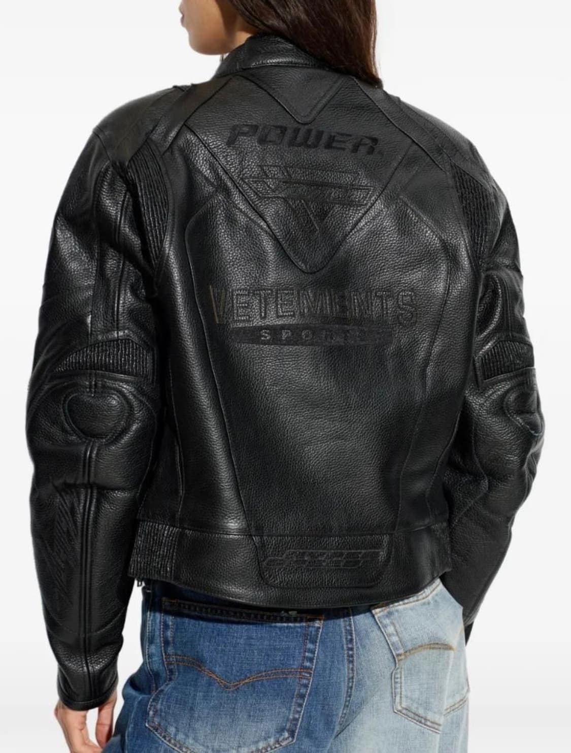 Vetements Pattern Leather Jacket 상품이미지3