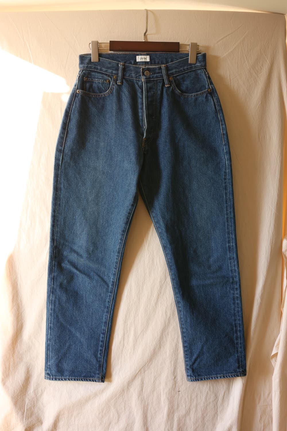 시오타 13.5oz 수빈코튼 스트레이트 데님 팬츠 28 상품이미지2