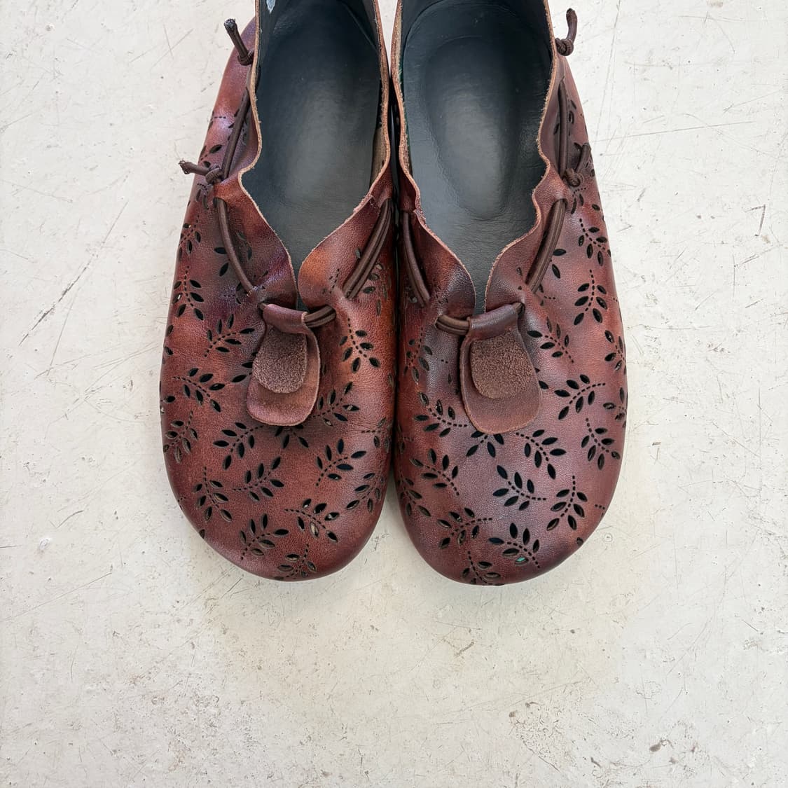 모리 빈티지 플라워 플랫슈즈 245 상품이미지5