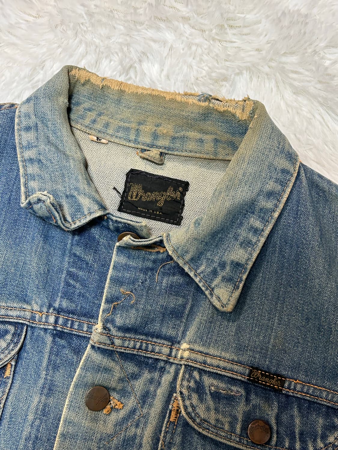 80‘s Wrangler 126MJ denim cowboy jacket 상품이미지4