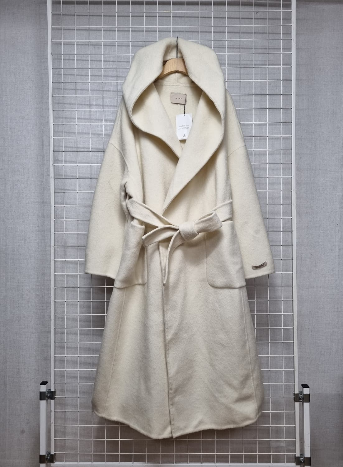 (새상품) OLZE 울 90% 핸드메이드 모직코트 free 상품이미지2