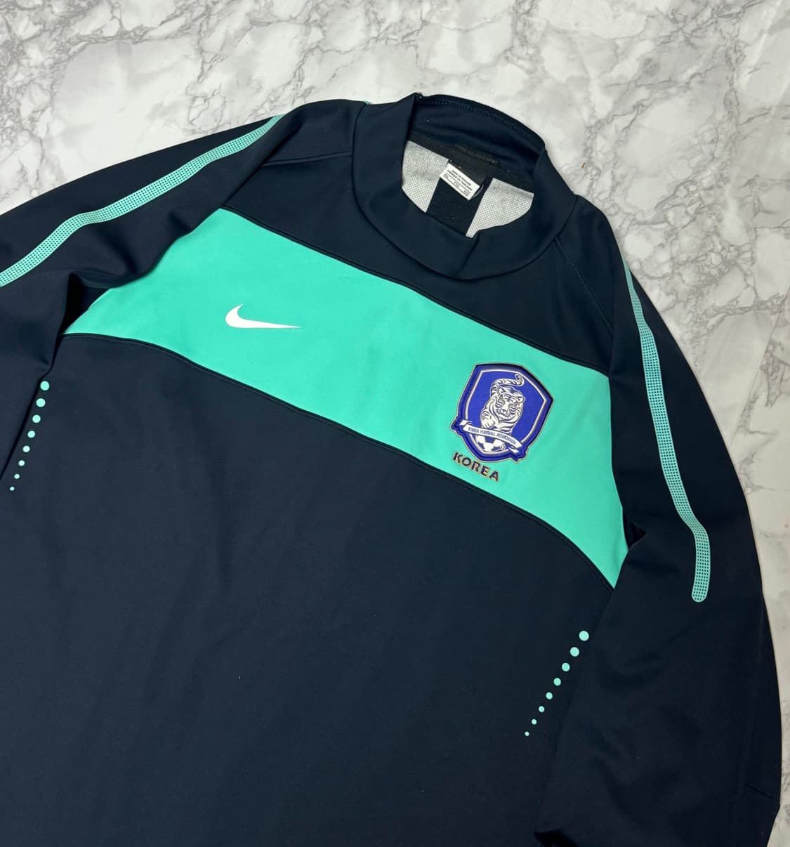 2XL 나이키 대한민국 국대 선수지급용 10-12 웜업 져지 맨투맨 상품이미지3